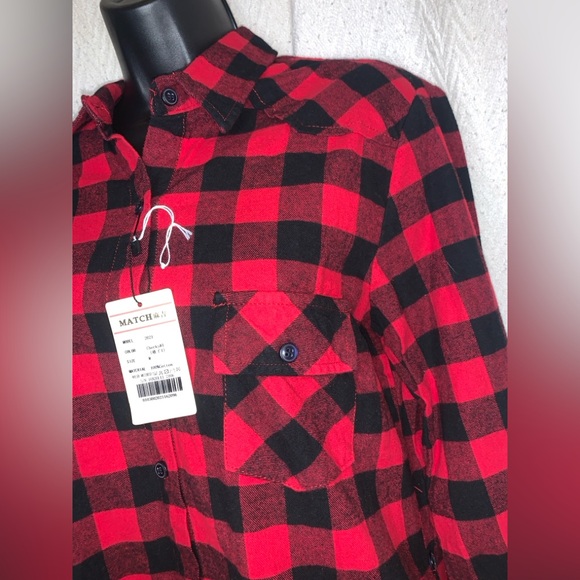 Women’s Plaid Shirt MATCHSTICK Brand 100% Cotton NWT - Picture 9 of 10